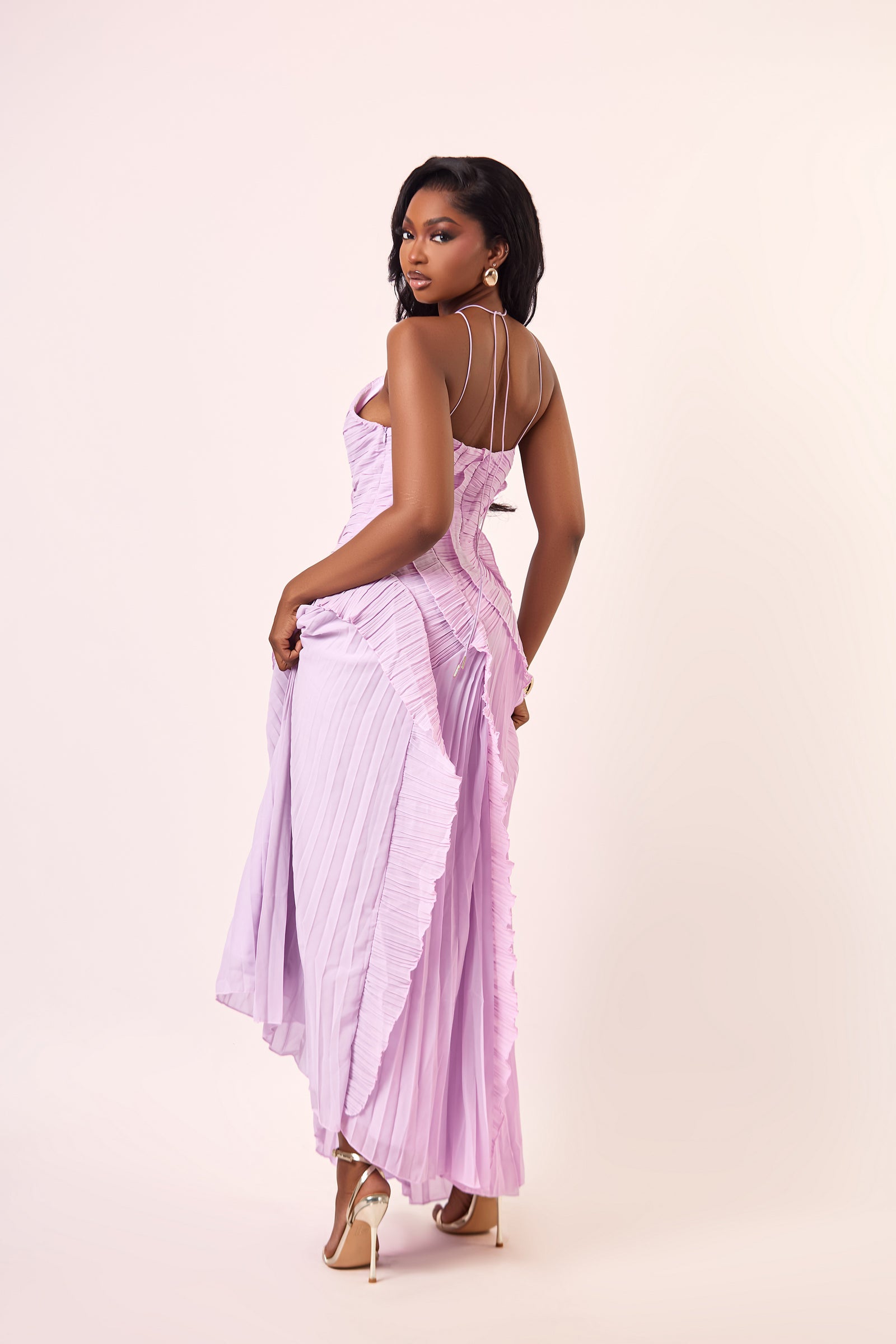 Valencia Ruffle Maxi Dress