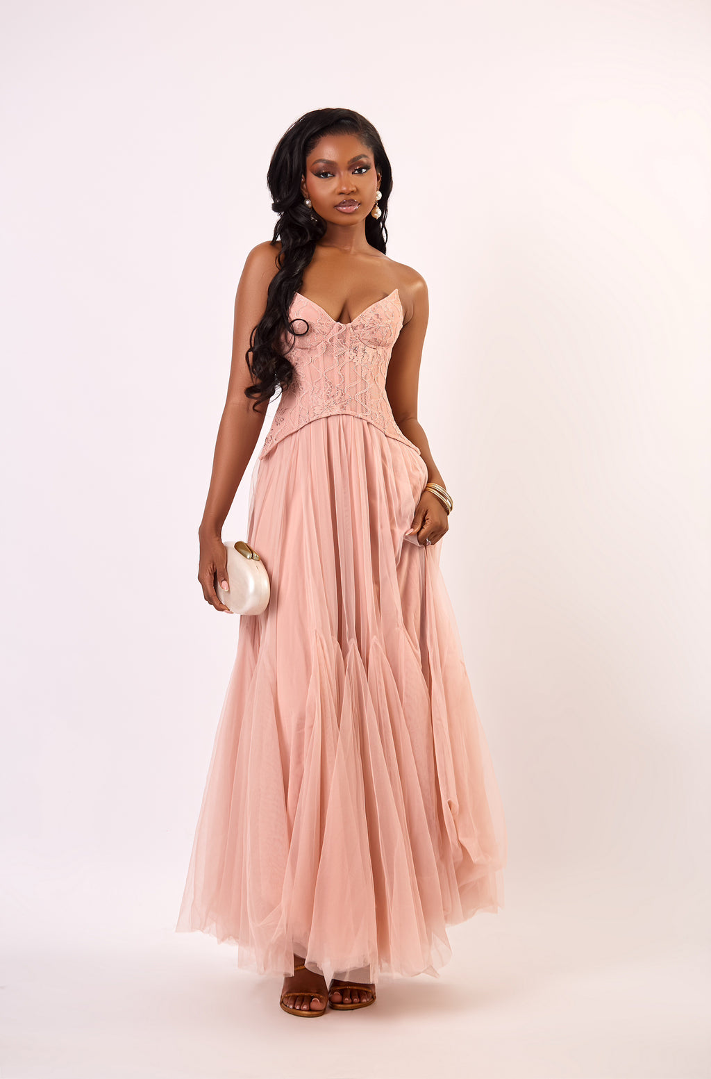 Brielle Tulle Maxi Dress