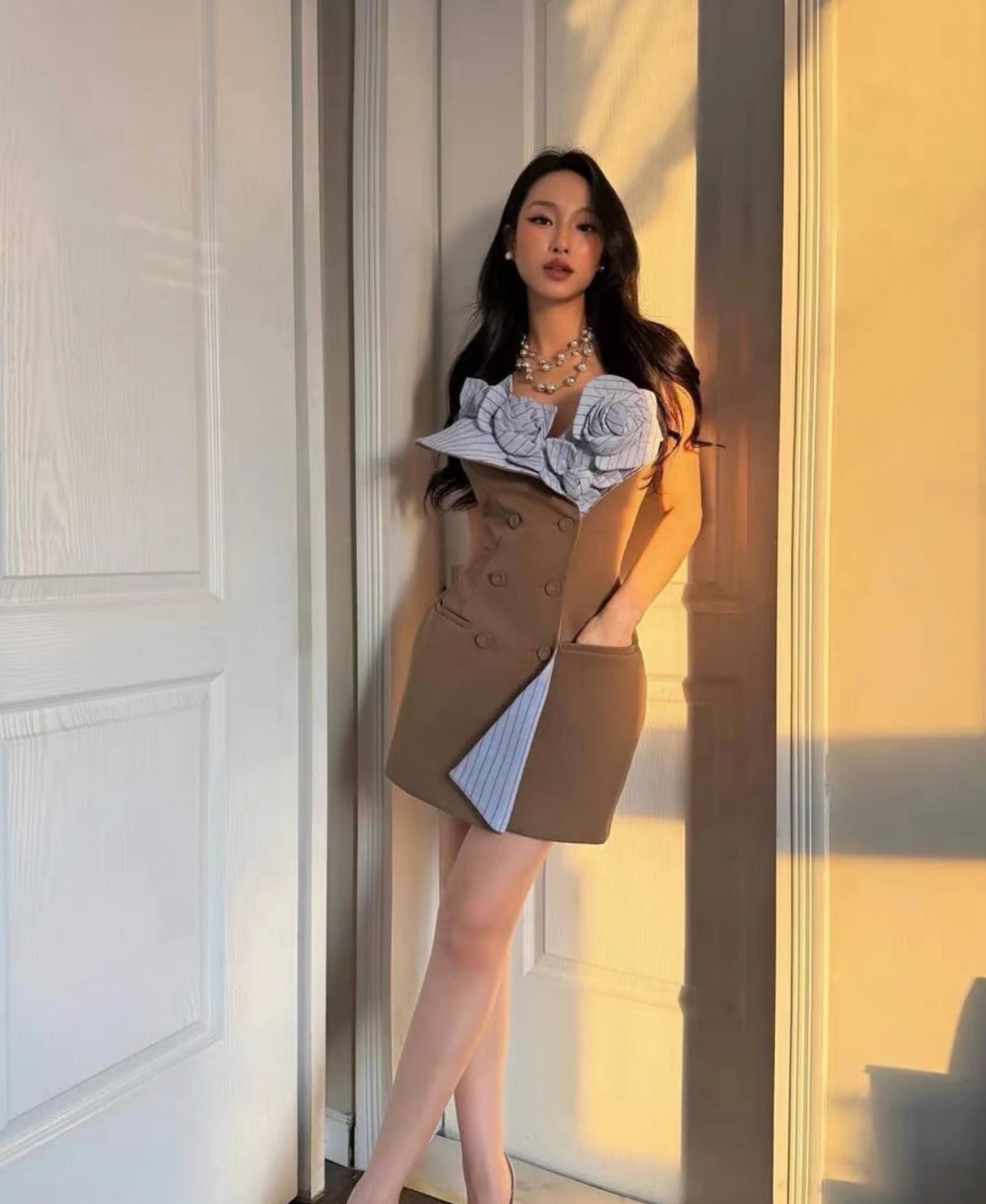 Ava Bloom Mini Dress