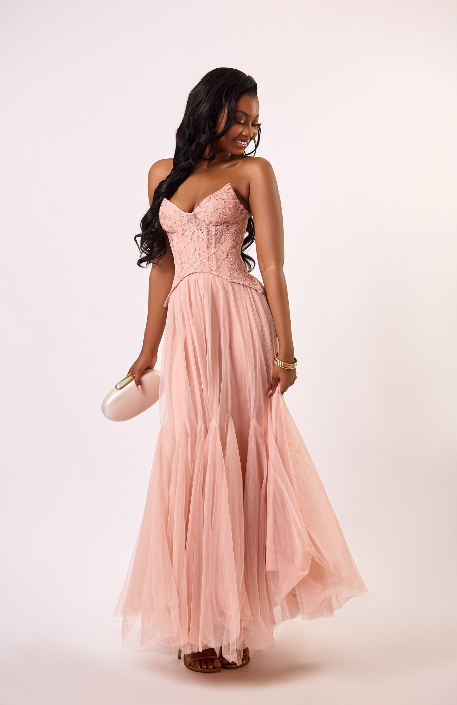Brielle Tulle Maxi Dress