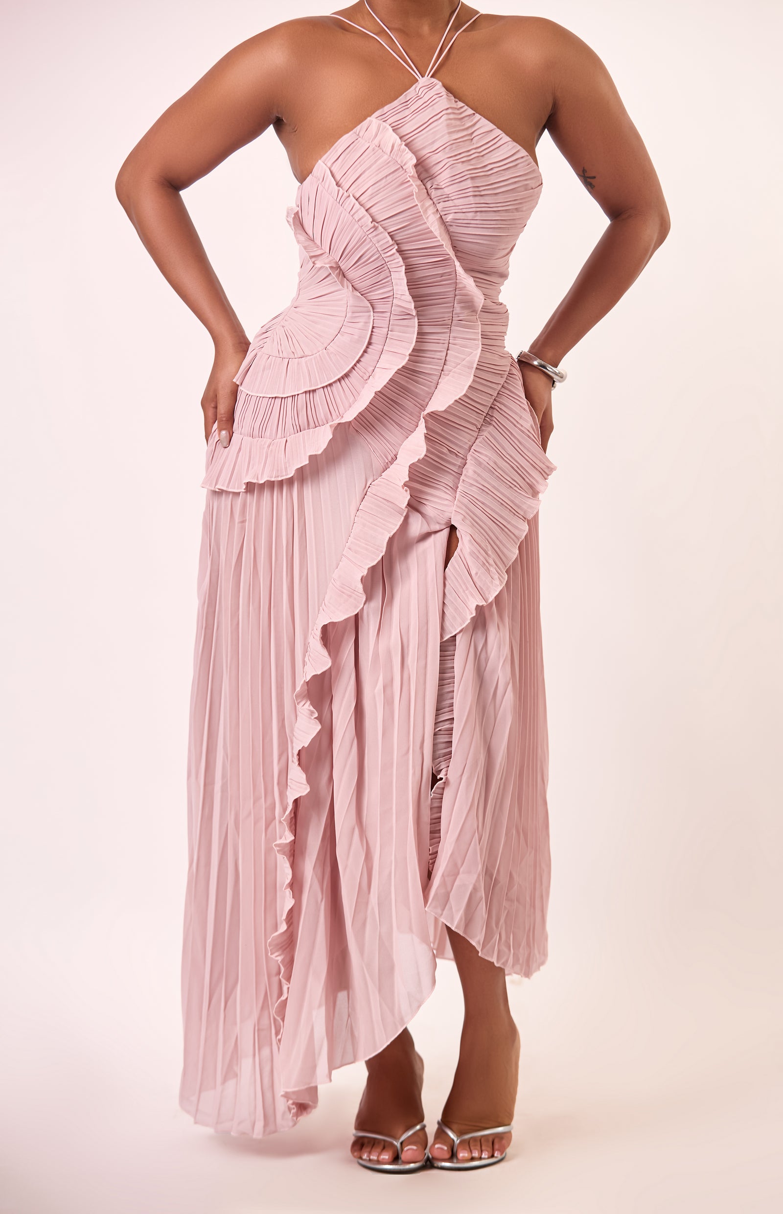 Valencia Ruffle Maxi Dress