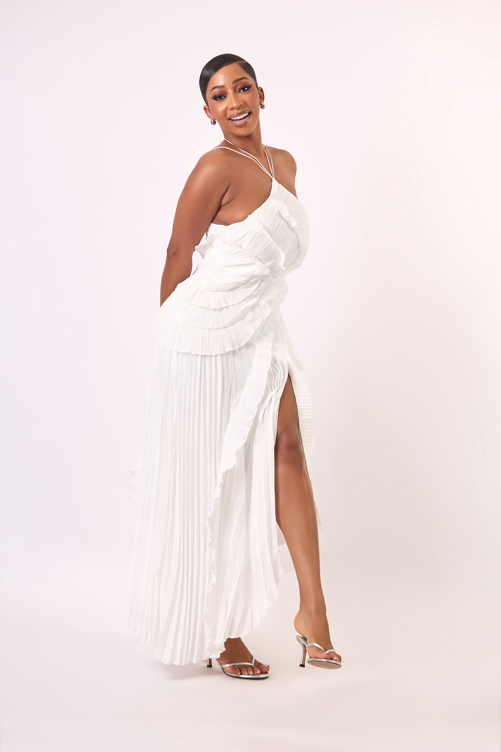 Valencia Ruffle Maxi Dress