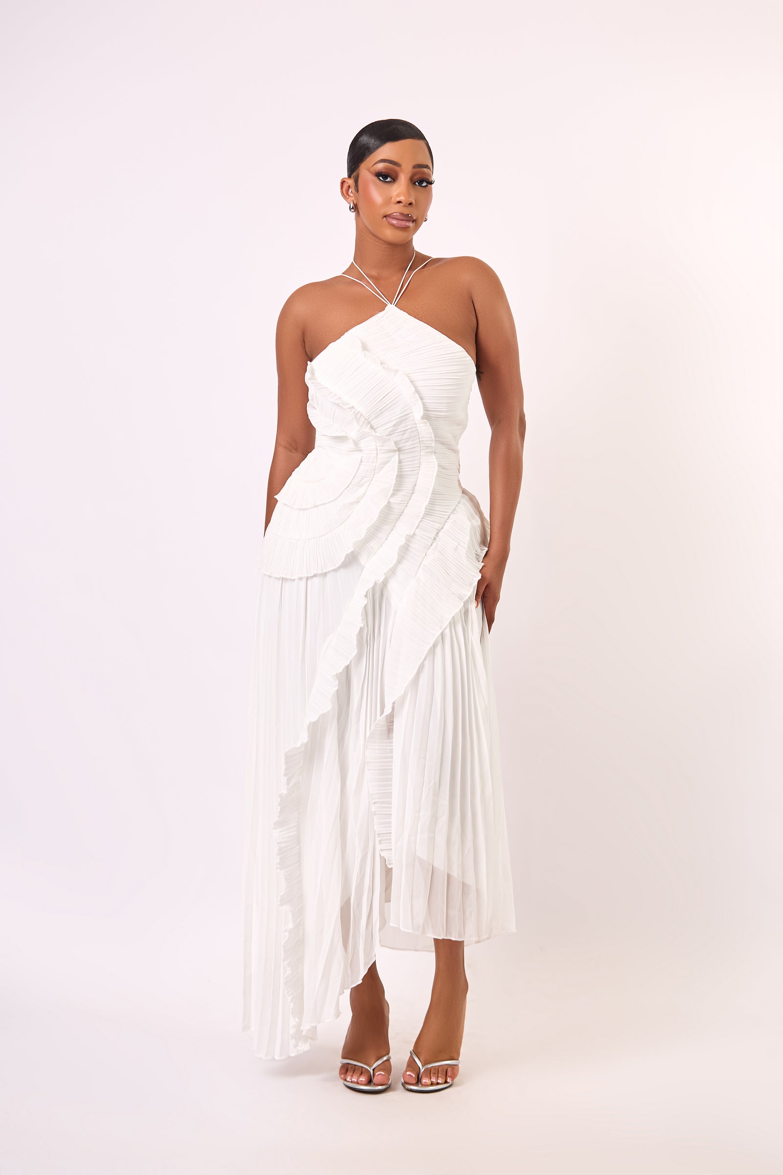 Valencia Ruffle Maxi Dress