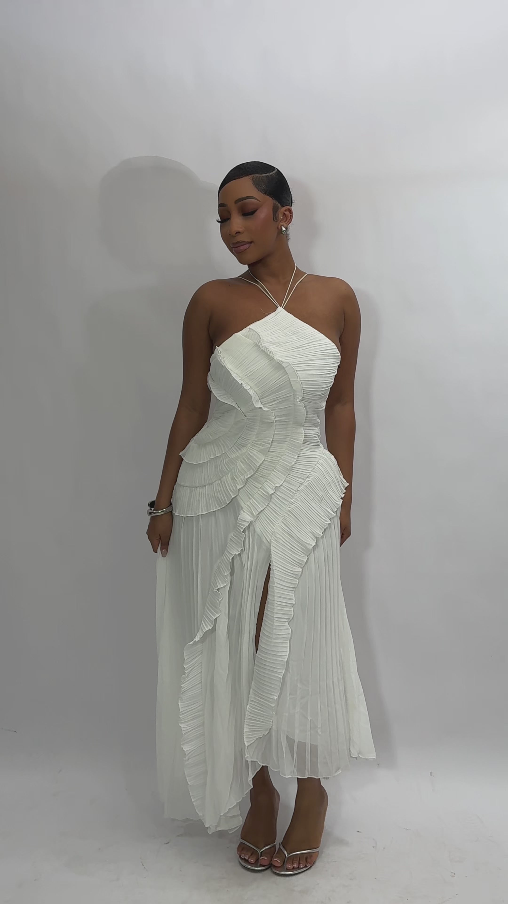 Valencia Ruffle Maxi Dress