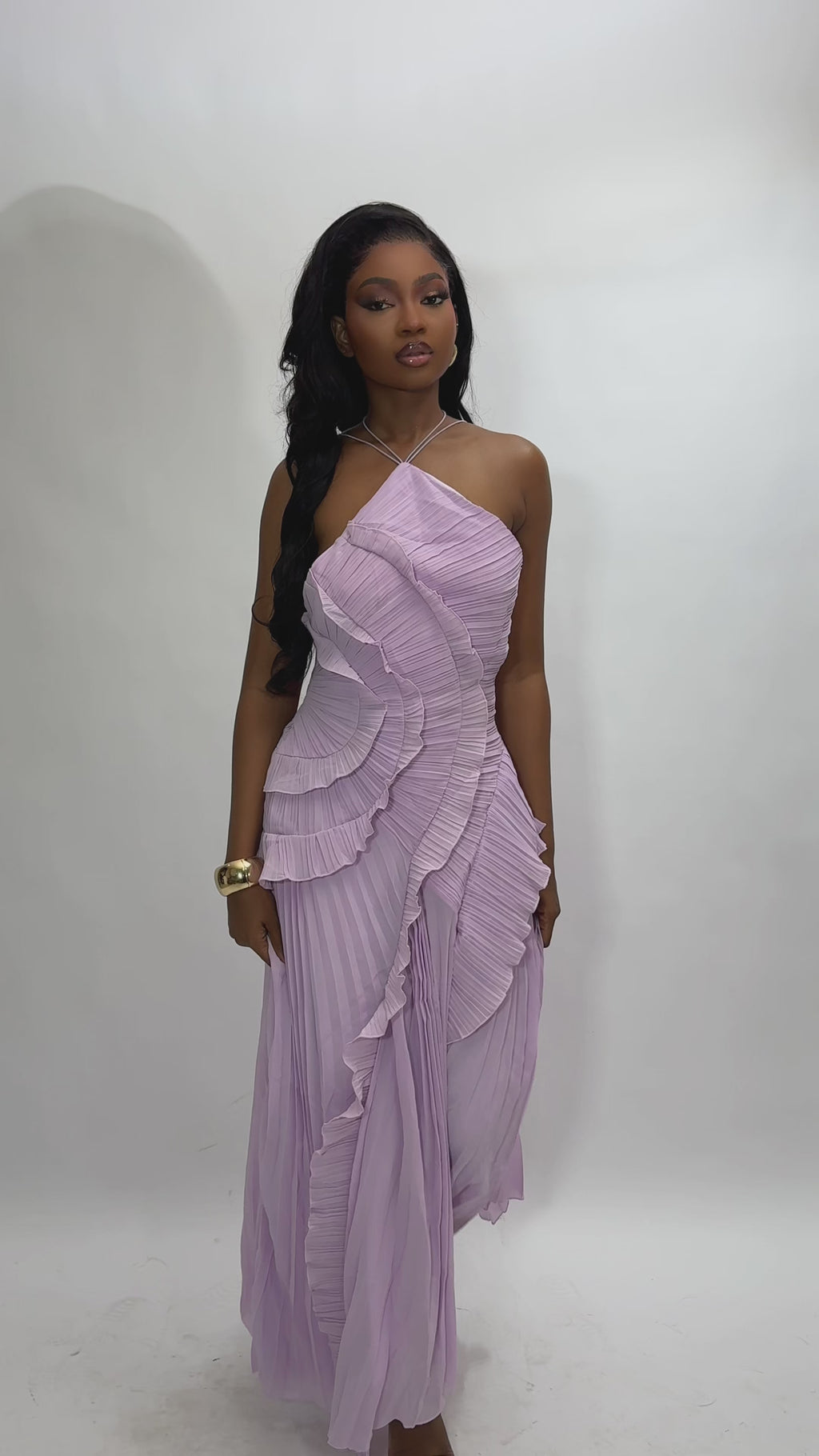 Valencia Ruffle Maxi Dress