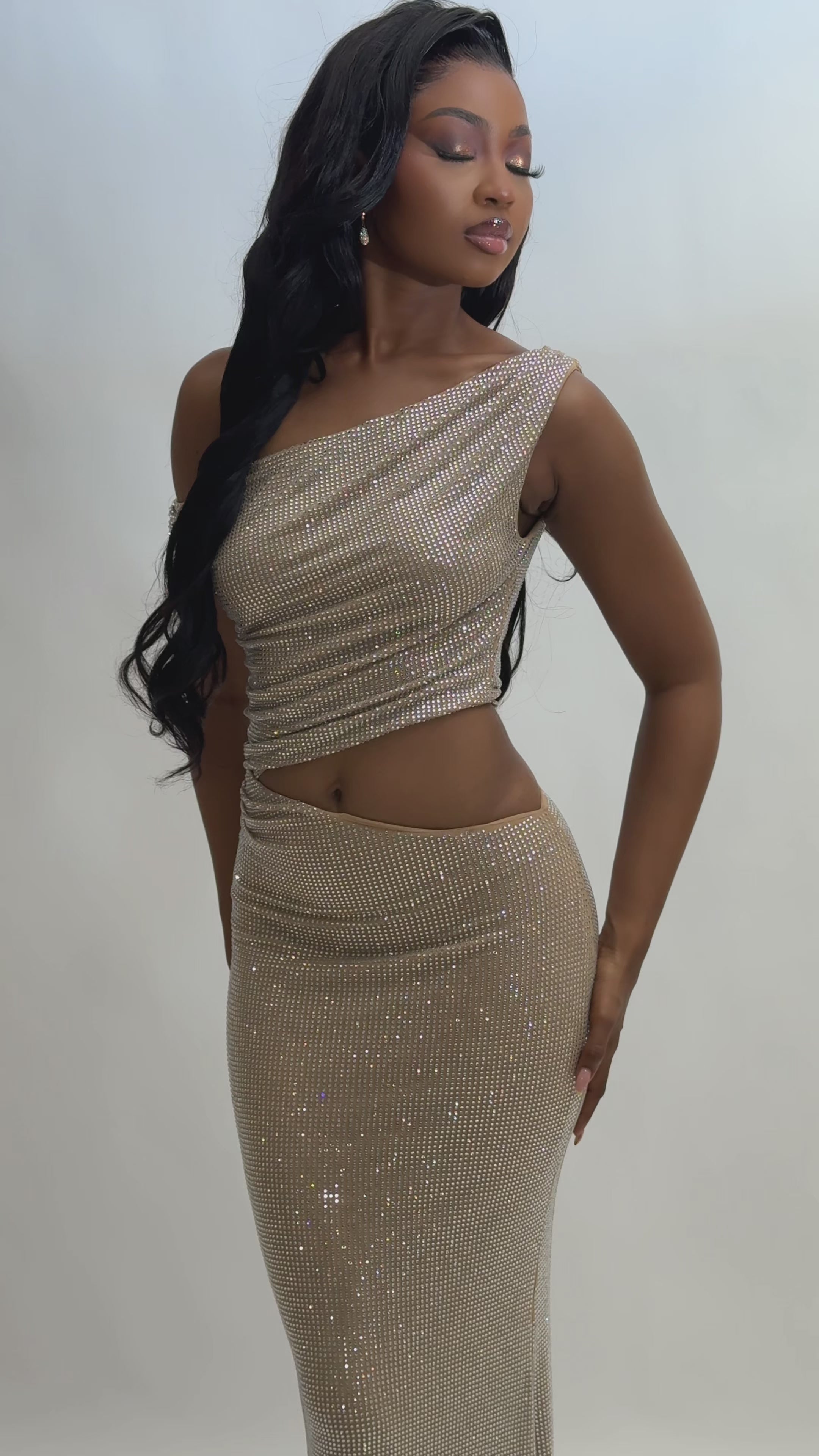 Golden Hour Maxi Cut Out Dress